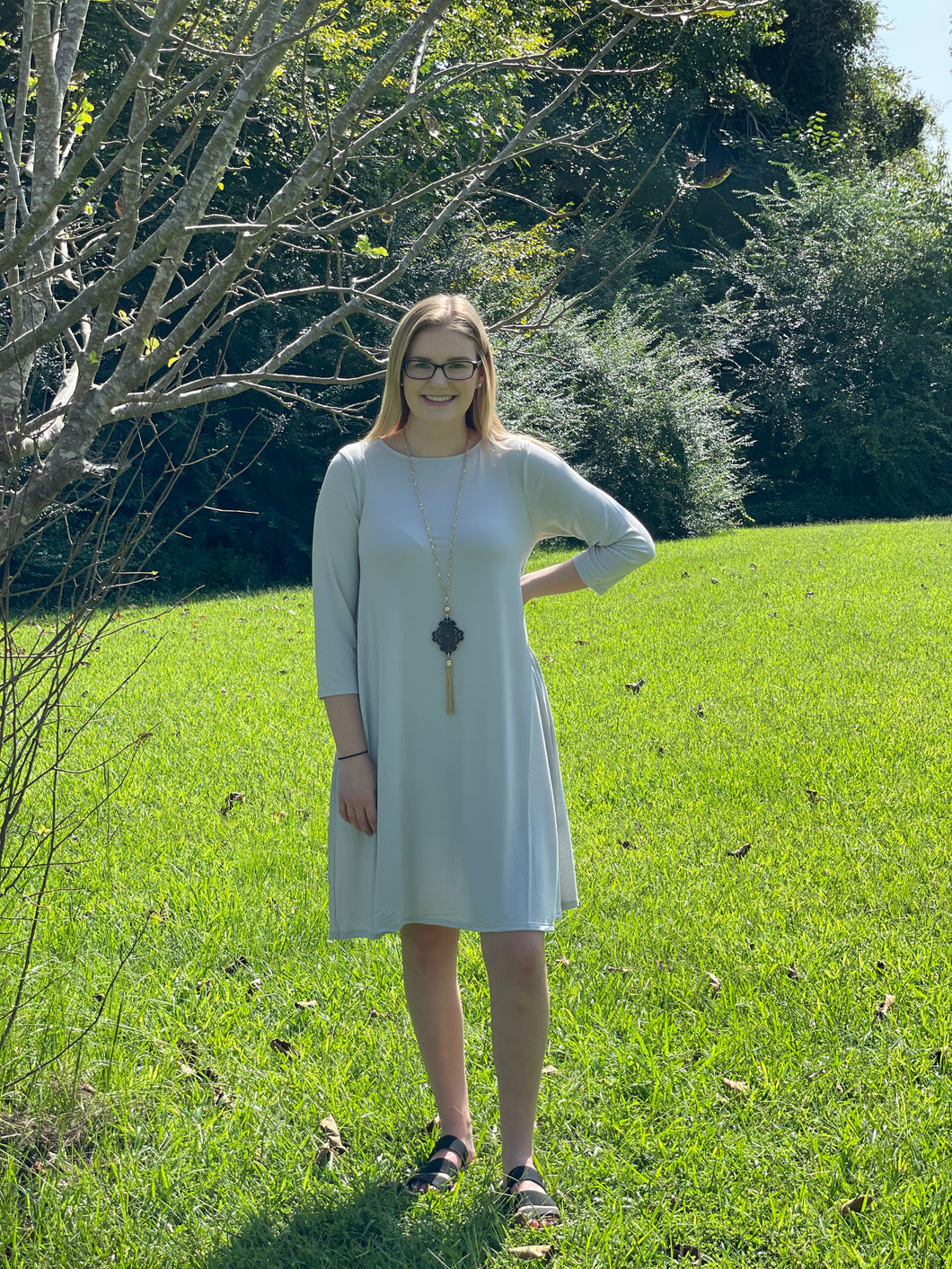 Oakley Dress 3/4 sleeve