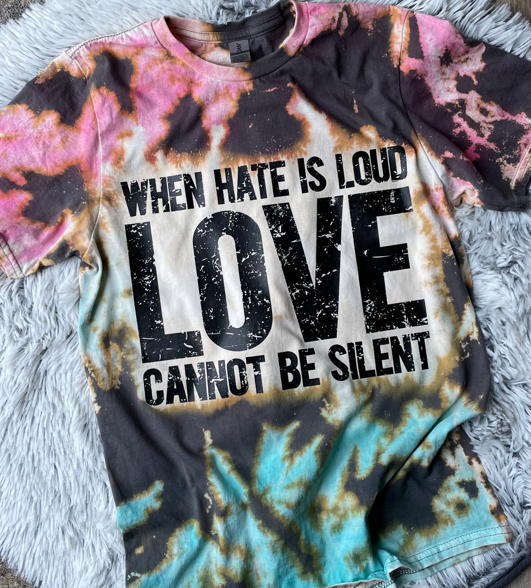 When hate is loud love cannot be silent