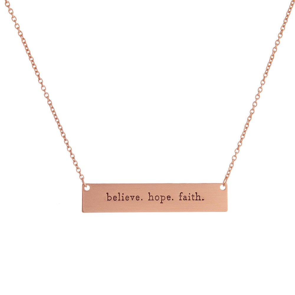 Believe.Hope.Faith.