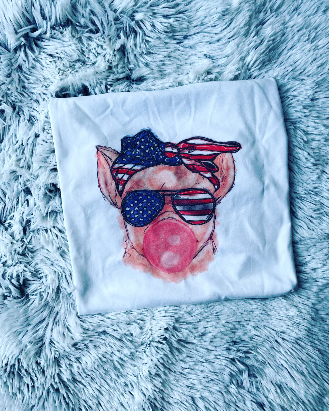American Flag Pig