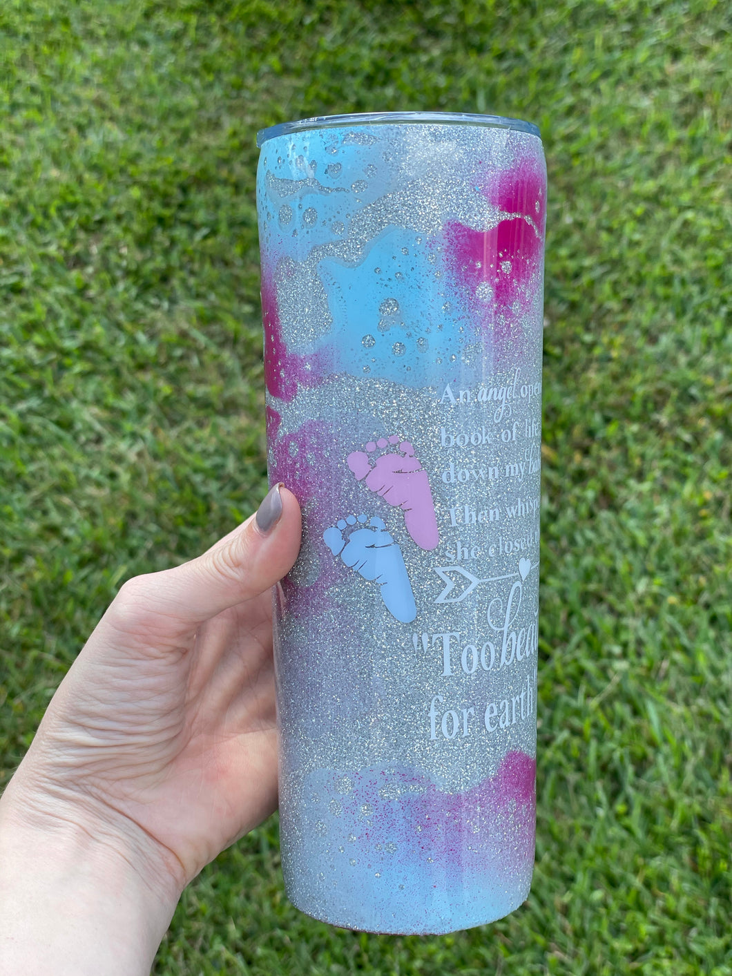 Too beautiful for earth tumbler